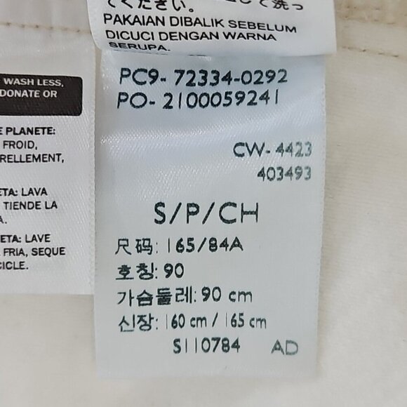 NEW Levi's Jacket Men's Size S White Denim Trucker Biker Jacket 723340292 NWT - Picture 10 of 15